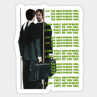 Freddy Got Fingered: The Backwards Man Sticker